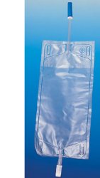 SACCA PER URINA DA GAMBA IN PVC CON TUBO DI SCARICO LUNGHEZZA 35CM PER COLLEGAMENTO AL POLPACCIO CAPACITA' 750ML COMPLETO DI VALVOLA ANTIREFLUSSO CONFEZIONE DA 30 PEZZI - Doctor Vinz