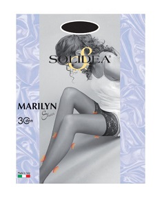 MARILYN 30 SHEER CALZA AUTOREGGENTE CAMMELLO 2 - Doctor Vinz