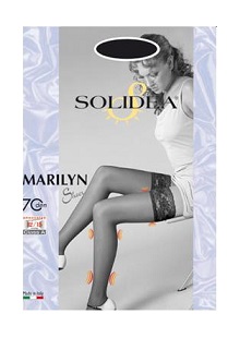 MARILYN 70 SHEER CALZA AUTOREGGENTE BLU2 - Doctor Vinz