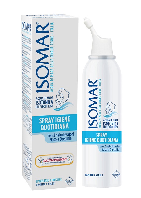 SOLUZIONE ACQUA DI MARE ISOMAR SPRAY IGIENE QUOTIDIANA 100 ML - Doctor Vinz