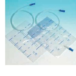 SACCA RACCOLTA URINA DA LETTO IN PVC NON STERILE VOLUME 2 LITRI TUBO LUNGHEZZA 90 CM 30 PEZZI - Doctor Vinz