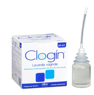 CLOGIN LAVANDA VAGINALE 5 FLACONI DA 100 ML + 5 CANNULE VAGINALI MONOUSO - Doctor Vinz