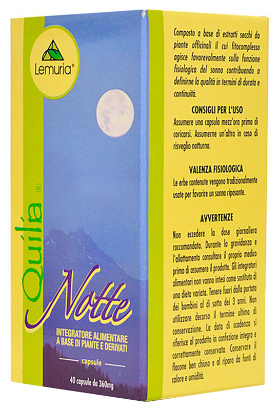 QUILIA NOTTE 40 CAPSULE - Doctor Vinz