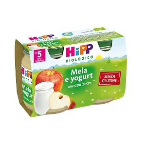 HIPP BIO HIPP BIO OMOGENEIZZATO MELA YOGURT 2X125 G - Doctor Vinz