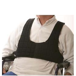 CINTURA PETTORALE PER CARROZZELLA MODELLO COMPLETO DI BRETELLAGGIO VERTICALE IN COTONE 100%. CINTURA DI SOSTEGNO E ANTISCIVOLAMENTO PER PAZIENTI COSTRETTI ALLA CARROZZELLA - Doctor Vinz