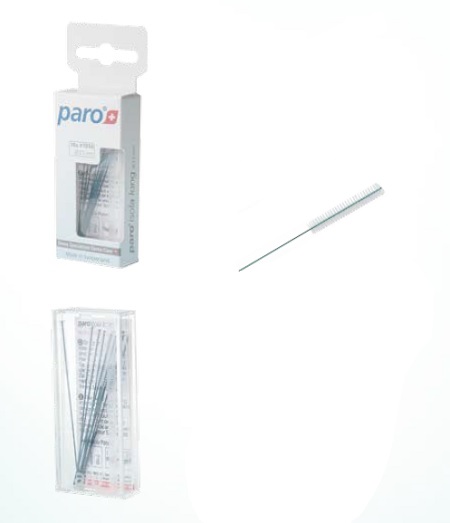 PARO 7-1015 ISOLA LONG SCOVOLINO INTERDENTALE FINE VERDE CILINDRICO DIAMETRO 5 MM - Doctor Vinz