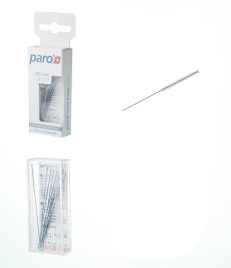 PARO 7-1016 ISOLA LONG SCOVOLINO INTERDENTALE X-FINE ROSSO CILINDRICO DIAMETRO 3 MM - Doctor Vinz