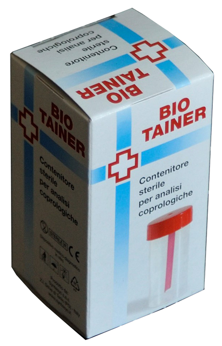 CONTENITORE PER FECI STERILE BIO TAINER 1 PEZZO - Doctor Vinz