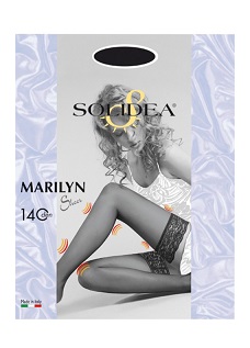 MARILYN 140 SHEER CALZA AUTOREGGENTE VISONE 4 - Doctor Vinz