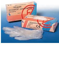 GUANTO IN VINILE CONFORT MISURA SMALL ANTIADERENTE BIOCOMPATIBILE UTILIZZABILE ANCHE A CONTATTO CON SOSTANZE ALIMENTARI 100 PEZZI SENZA POLVERE - Doctor Vinz