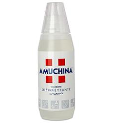 DISINFETTANTE IGIENIZZANTE A BASE DI IPOCLORITO DI SODIO ANTIMICROBICO AD AMPIO SPETTRO D'AZIONE AMUCHINA LIQUIDA 100% 500 ML - Doctor Vinz