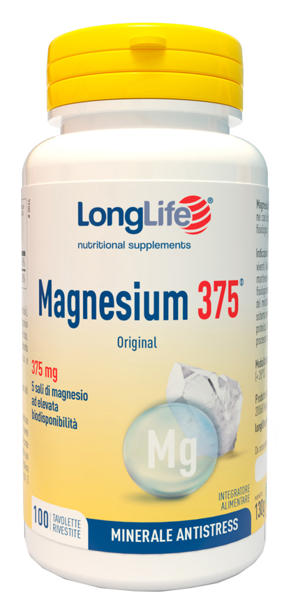 LONGLIFE MAGNESIUM 375 MG 100 TAVOLETTE - Doctor Vinz