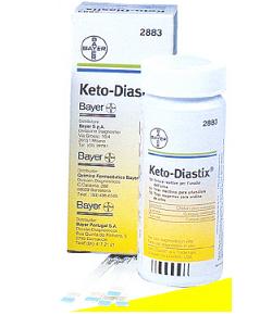 STRISCE MISURAZIONE GLICOSURIA E CHETONURIA KETODIASTIX 50 PEZZI - Doctor Vinz