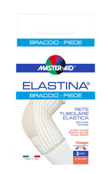 RETE TUBOLARE ELASTICA IPOALLERGENICA MASTER-AID ELASTINA BRACCIO/PIEDE 3 MT IN TENSIONE CALIBRO 4 CM - Doctor Vinz