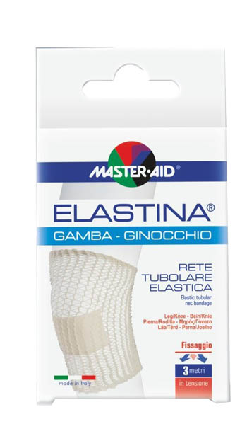 RETE TUBOLARE ELASTICA IPOALLERGENICA MASTER-AID ELASTINA GAMBA/GINOCCHIO 3 MT IN TENSIONE CALIBRO 5 CM - Doctor Vinz