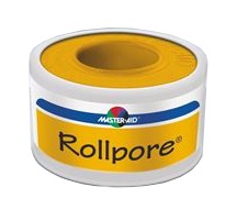CEROTTO IN ROCCHETTO MASTER-AID ROLLPORE TESSUTO NON TESSUTO 5X5 - Doctor Vinz