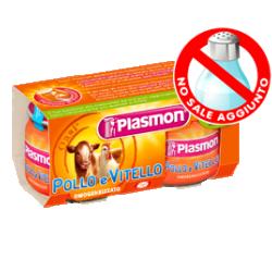 PLASMON OMOGENEIZZATO VITELLO POLLO 80 G X 2 PEZZI - Doctor Vinz