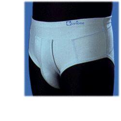 ORIONE 515 CINTOSLIP ERNIARIO UOMO APERTO CON PELOTTE IN COTONE BIANCO 7 - Doctor Vinz