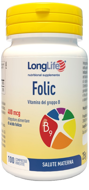 LONGLIFE FOLIC 400 MCG 100 COMPRESSE - Doctor Vinz