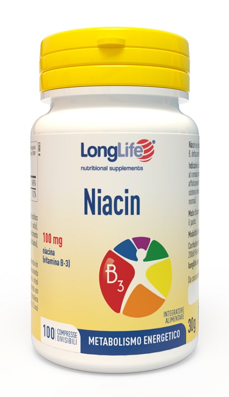 LONGLIFE NIACIN 100 MG 100 COMPRESSE - Doctor Vinz