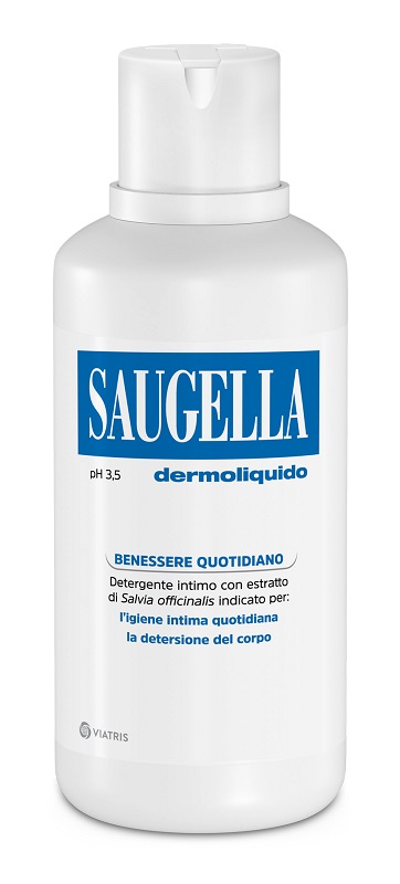 SAUGELLA DERMOLIQUIDO PH 3,5 DETERGENTE INTIMO BENESSERE QUOTIDIANO 500 ML - Doctor Vinz