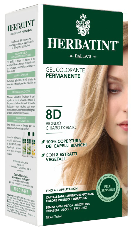 HERBATINT 8D BIONDO CHIARO DORATO 150 ML - Doctor Vinz