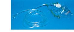 MASCHERA PER OSSIGENOTERAPIA MEDIA CONCENTRAZIONE CON 2 TUBI PROLUNGA 2 METRI - Doctor Vinz