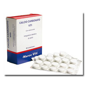 CALCIO CARBONATO VITI 60 COMPRESSE - Doctor Vinz