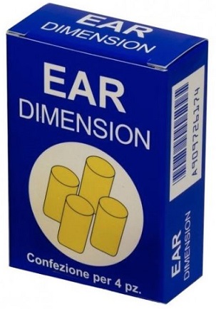 EAR DIMENSION TAPPO AURICOLARE IN SPUGNA 4 PEZZI - Doctor Vinz
