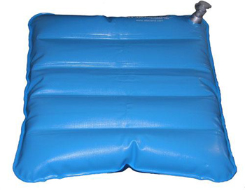 CUSCINO ANTIDECUBITO AD ARIA/ACQUA DIMENSIONI 41X41CM, APPLICABILE SU SEDIE DA COMODO O SU CARROZZELLE CAMERA D'ARIA IN PVC ATOSSICO ELETTROSALDATO, PATTA ANTISCIVOLO IN PVC - Doctor Vinz