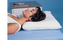 CUSCINO CERVICALE CERVISAN ANTIALLERGICO CON IMBOTTITURA SILICONATA. SIA LA FODERA TRASPIRANTE CHE LA SAGOMA SONO ANTIALLERGICHE, ANTIBATTERICHE E ANTIMICOTICHE - Doctor Vinz