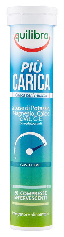 PIU' CARICA 20 COMPRESSE EFFERVESCENTI 90 G - Doctor Vinz