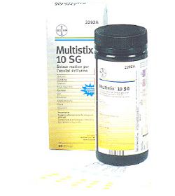 STRISCIA REATTIVA MULTITEST MULTISTIX 10SG 100 STRISCE CODICE ARTICOLO 2300C - Doctor Vinz
