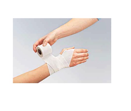 BENDA ELASTICA AUTOADESIVA FORTELAST PLUS   CON OSSIDO DI ZINCO ADESIVO SINTETICO 7,5X450CM - Doctor Vinz