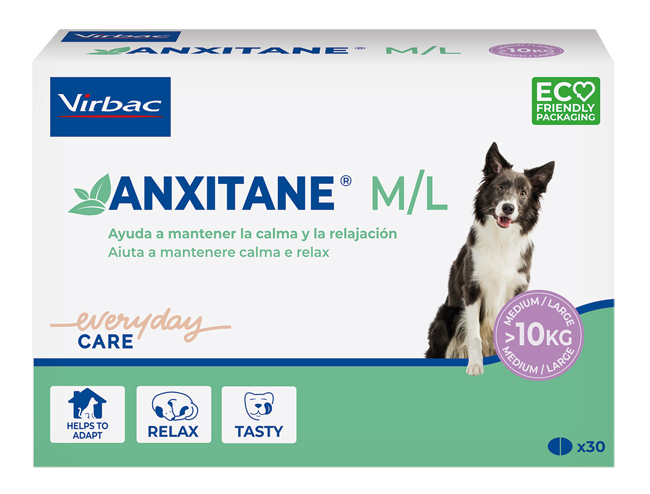 ANXITANE M/L SUPPLEMENTO NUTRIZIONALE SCATOLA 30 COMPRESSE APPETIBILI - Doctor Vinz