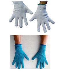 GUANTO AMBIDESTRO IN COTONE MONOFILO BIANCO PER ALLERGIE DERMATOLOGICHE SENZA CUCITURE POLSINO ELASTICO LARGHEZZA 65 MM 7 1 PAIO - Doctor Vinz