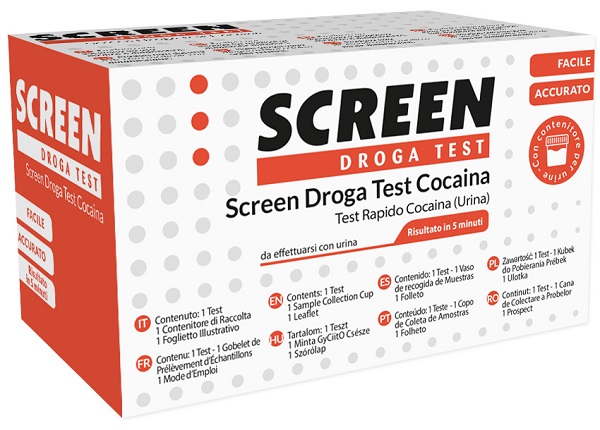 DROGA TEST CHE RILEVA UNA SOSTANZA COCAINA SCREEN DROGA TEST COCAINA - Doctor Vinz