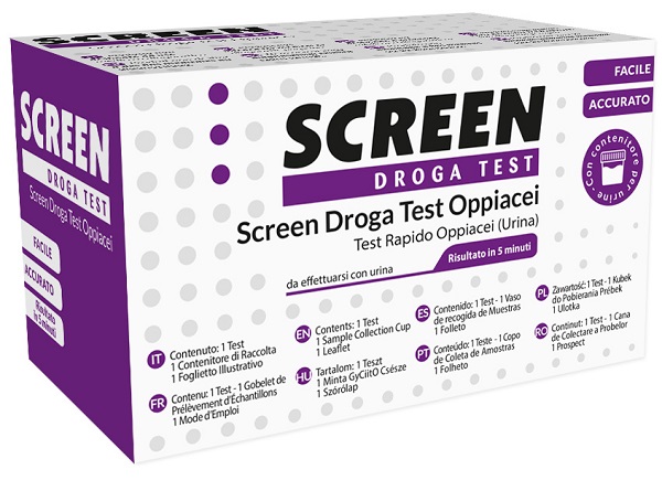 DROGA TEST CHE RILEVA UNA SOSTANZA OPPIACEI EROINA SCREEN DROGA TEST OPPIACEI - Doctor Vinz