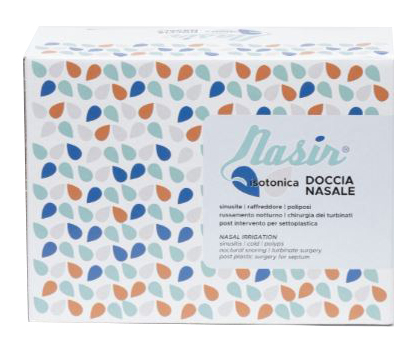 SOLUZIONE FISIOLOGICA ISOTONICA STERILE NASIR IN SCATOLA CON6 SACCHE VERSIONE LUER LOCK DA 500ML - Doctor Vinz