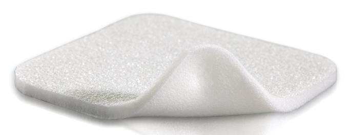 SCHIUMA DI POLIURETANO ASSORBENTE CON STRATO DI CONTATTO IN SILICONE MORBIDO MEPILEX 20X20CM 5 PEZZI - Doctor Vinz