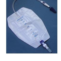 SACCA RACCOGLI URINA DA GAMBA PER INCONTINENZA 3 CAMERE COMFORT 500 ML A BASSO PROFILO IN PVC LATO RIVESTITO TNT CON TUBO DIRITTO 45 CM SENZA PUNTO DI PRELIEVO 8 PEZZI - Doctor Vinz