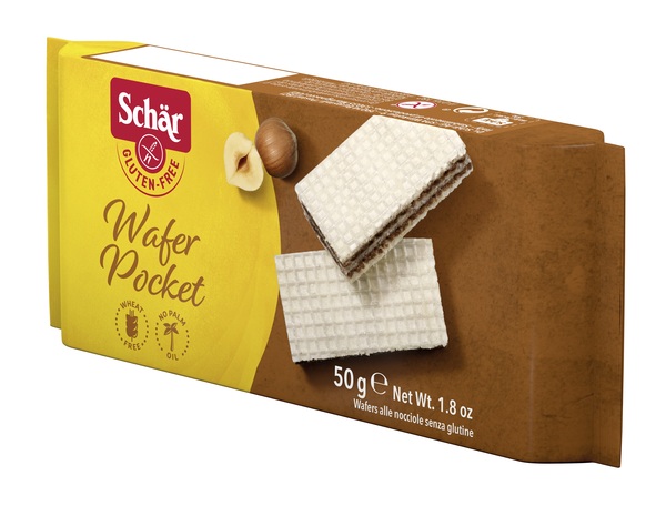 SCHAR WAFER POCKET NOCCIOLA 50 G - Doctor Vinz
