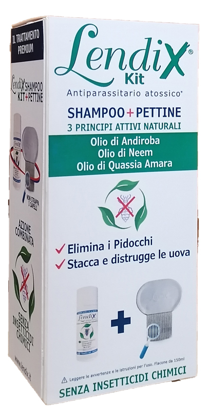 LENDIX KIT SHAMPOO 150ML + PETTINE ANTIPIDOCCHI - Doctor Vinz