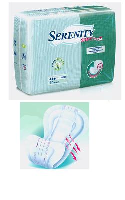 PANNOLONE PER INCONTINENZA SAGOMATO SERENITY SOFTDRY+ ALOE SUPER 30 PEZZI - Doctor Vinz
