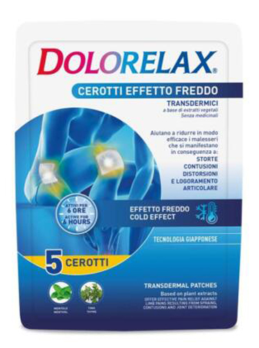 DOLORELAX CEROTTO EFFETTO FREDDO 5 PEZZI - Doctor Vinz