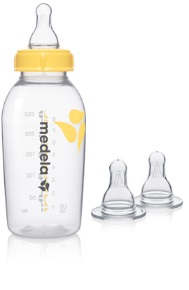 BIBERON CON TETTARELLA FLUSSO MEDIO 250 ML - Doctor Vinz