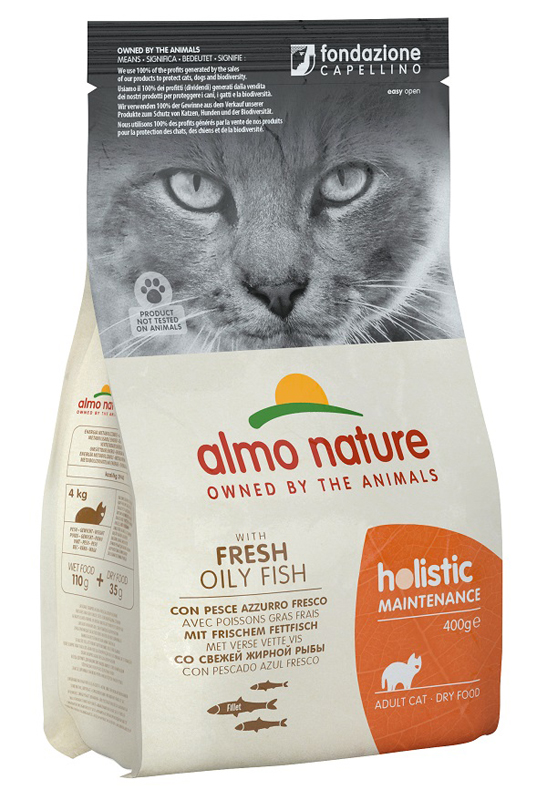 HOLISTIC CAT PESCE AZZURRO/RISO 400 G - Doctor Vinz