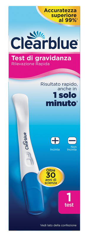 TEST DI GRAVIDANZA CLEARBLUE PREGN VISUAL STICK CB6 1CT IT ARTICOLO 81131144 - Doctor Vinz