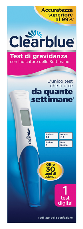 TEST DI GRAVIDANZA CLEARBLUE CONCEPTION INDICATOR 1CT IT ARTICOLO 81125233 - Doctor Vinz