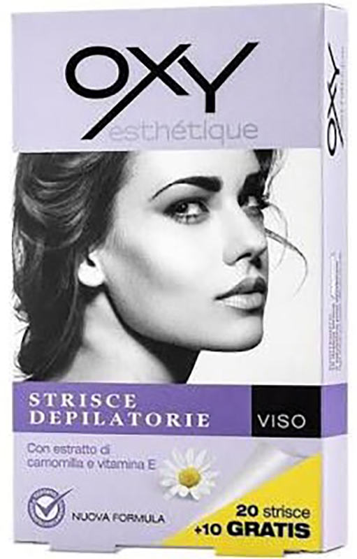 OXY STRISCE DEPILATORIE VISO 20 PEZZI - Doctor Vinz